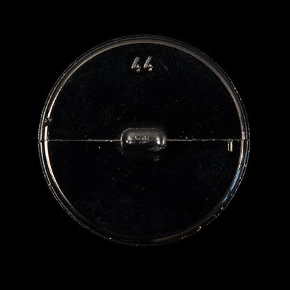 Italian Gunmetal Beveled Shank Back Button - 44L/28mm Detail