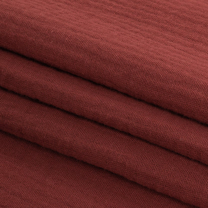 Double Cotton Gauze - Rosewood - Talamanca Collection Detail