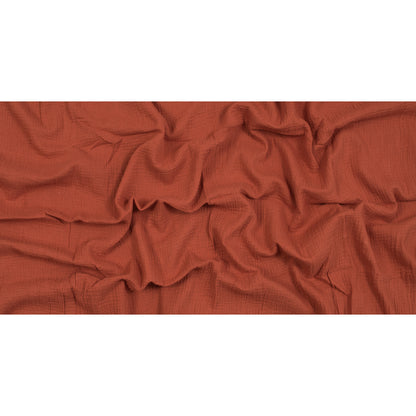 Double Cotton Gauze - Orange Rust - Talamanca Collection Folded