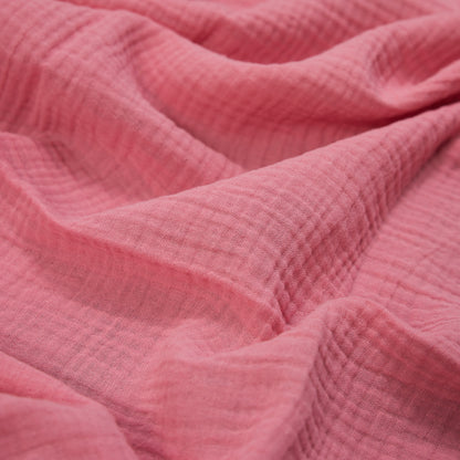 Double Cotton Gauze - Geranium Pink - Talamanca Collection Full