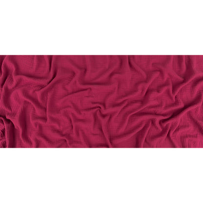 Double Cotton Gauze - Sangria - Talamanca Collection Folded