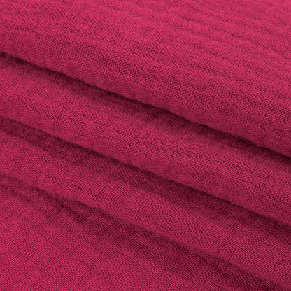 Double Cotton Gauze - Sangria - Talamanca Collection Detail