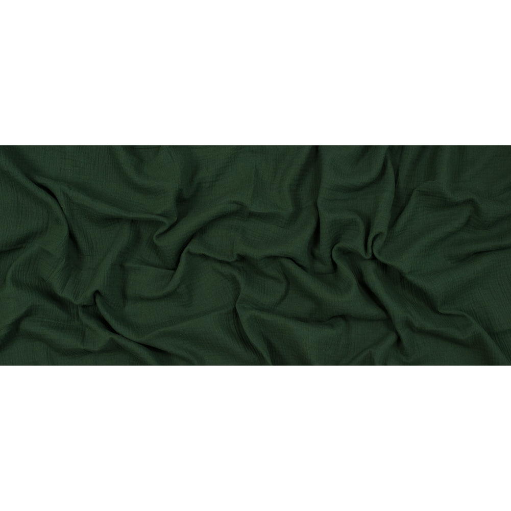 Double Cotton Gauze - Hunter Green - Talamanca Collection Folded