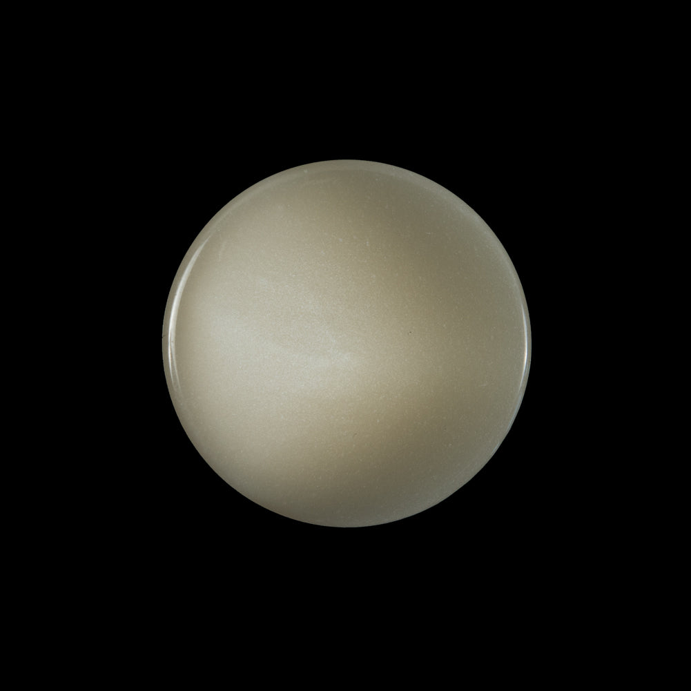 Italian Beige Flat Shank Back Button - 36L/23mm