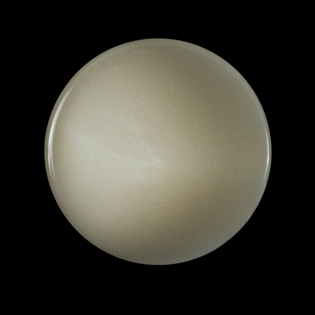 Italian Beige Flat Shank Back Button - 44L/28mm