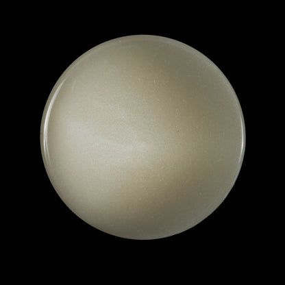 Italian Beige Flat Shank Back Button - 44L/28mm