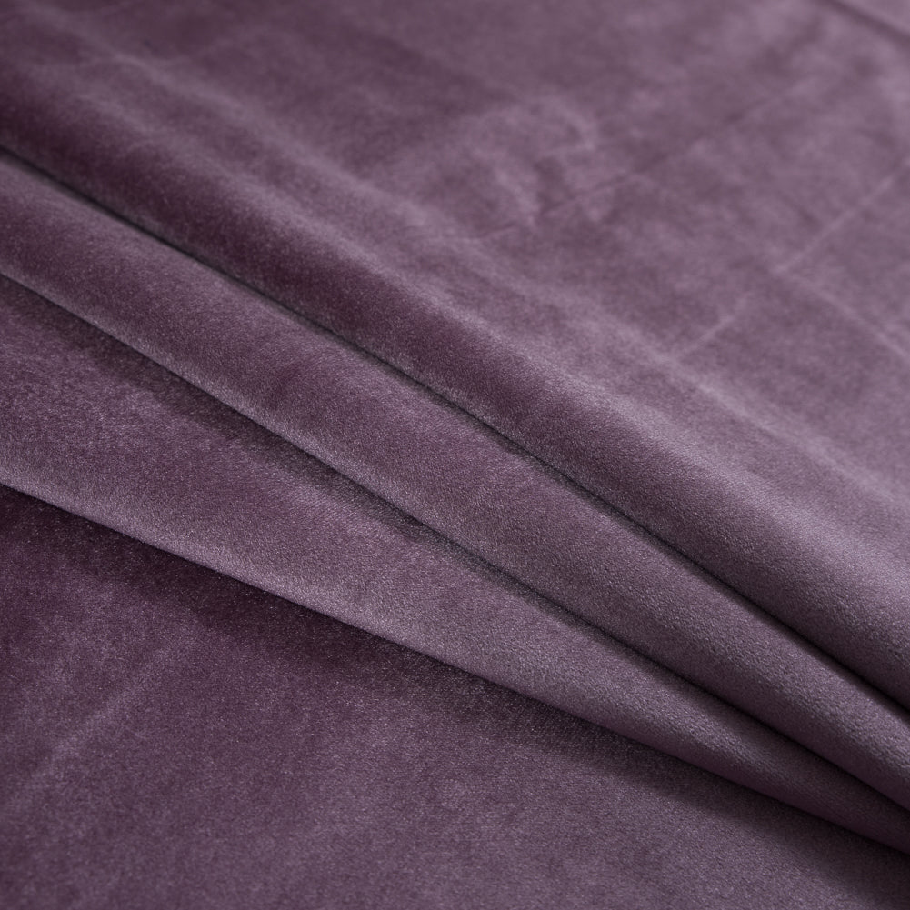 Polyester Velvet - Tulipwood Purple - Helene Collection Detail