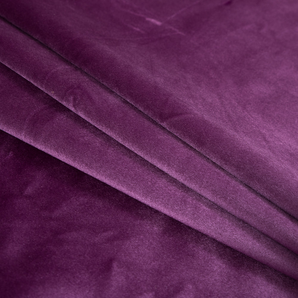 Polyester Velvet - Orchid Purple - Helene Collection Detail