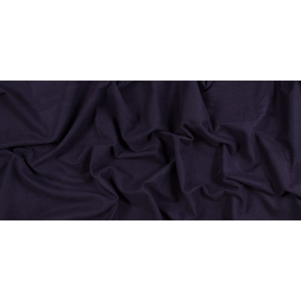 Fleece-Backed Stretch Cotton Knit - Dusty Purple - Cecil Collection Folded