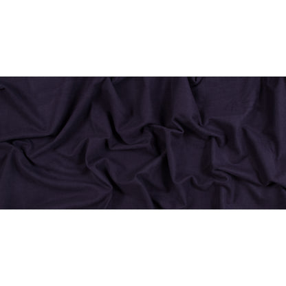 Fleece-Backed Stretch Cotton Knit - Dusty Purple - Cecil Collection Folded