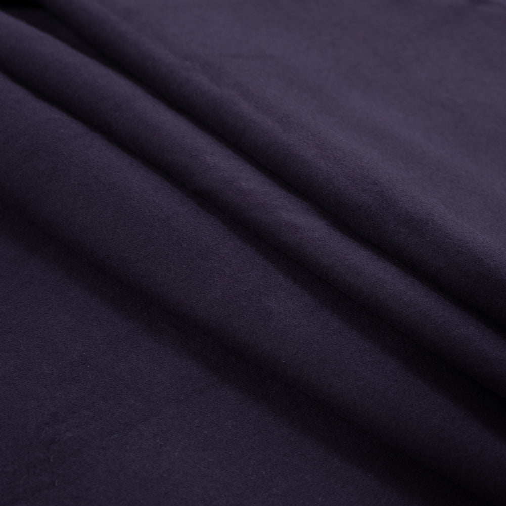 Fleece-Backed Stretch Cotton Knit - Dusty Purple - Cecil Collection Detail