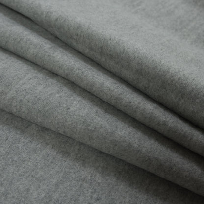 Fleece-Backed Stretch Cotton Knit - Heather Gray - Cecil Collection Detail