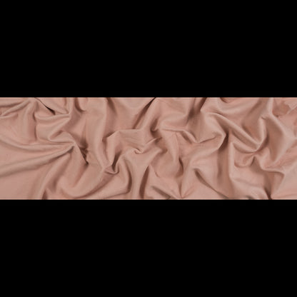 Fleece-Backed Stretch Cotton Knit - Dusty Rose - Cecil Collection Folded