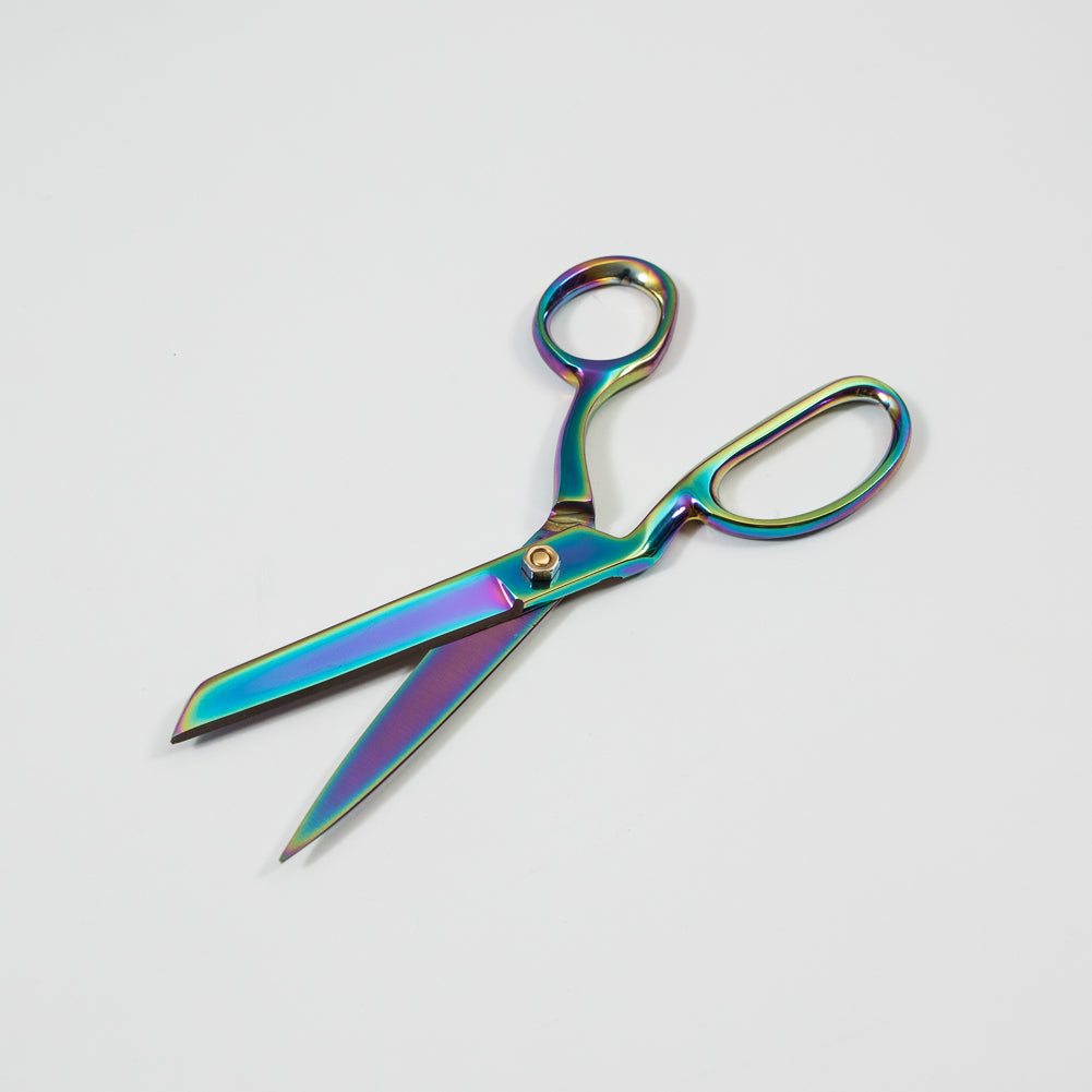 Tula Pink Oil Slick Left-Handed Hardware Shears - 8"