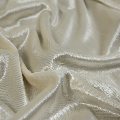Metallic Velvet - Ivory - Ava Collection Full