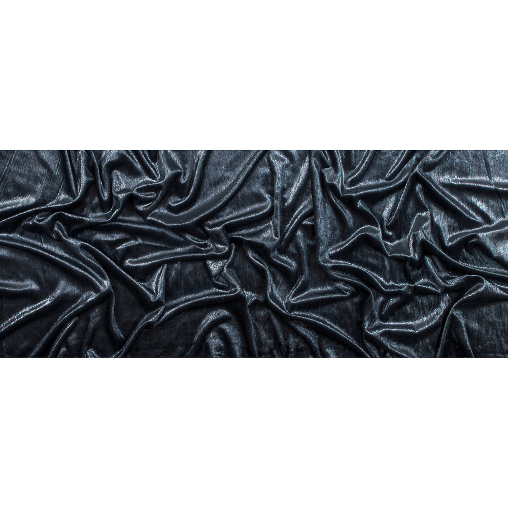 Metallic Velvet - Slate Gray - Ava Collection Folded