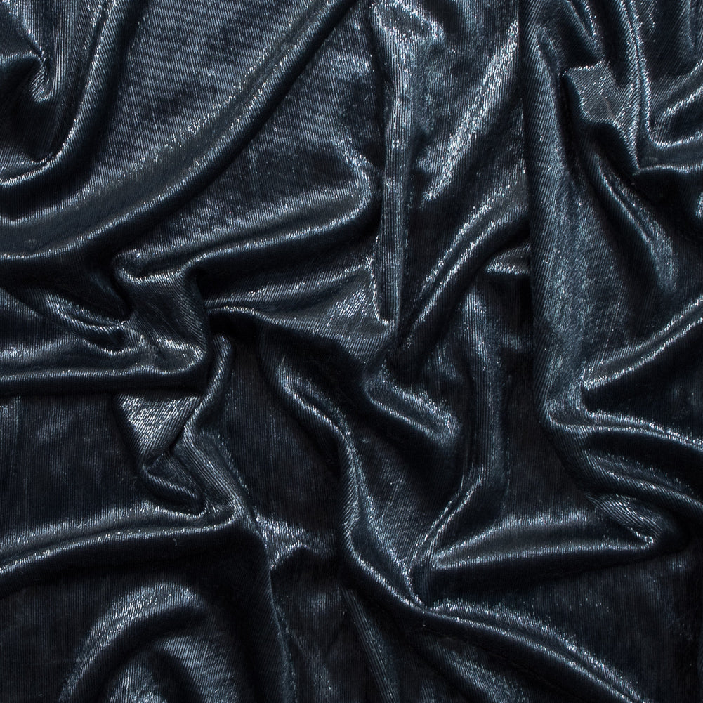 Metallic Velvet - Slate Gray - Ava Collection