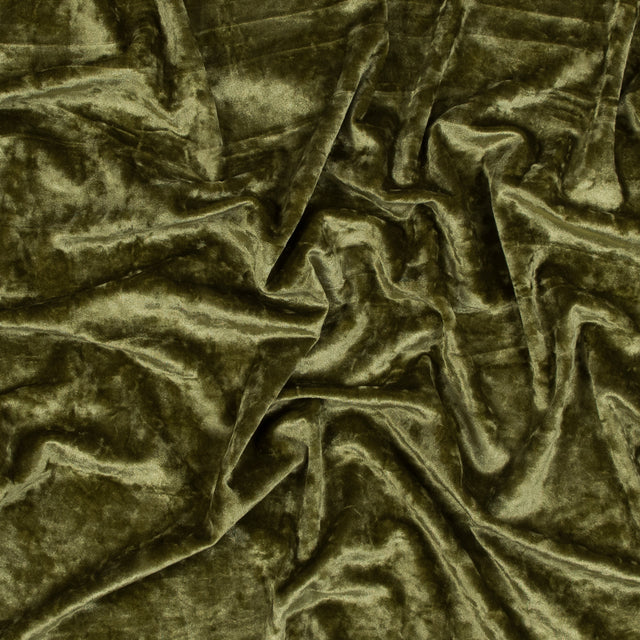 Crushed Velour - Woodbine Green - Auguste Collection