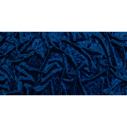 Crushed Velour - Estate Blue - Auguste Collection Folded
