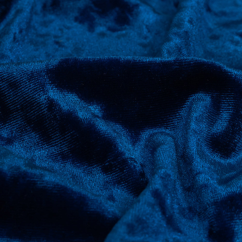 Crushed Velour - Estate Blue - Auguste Collection Full