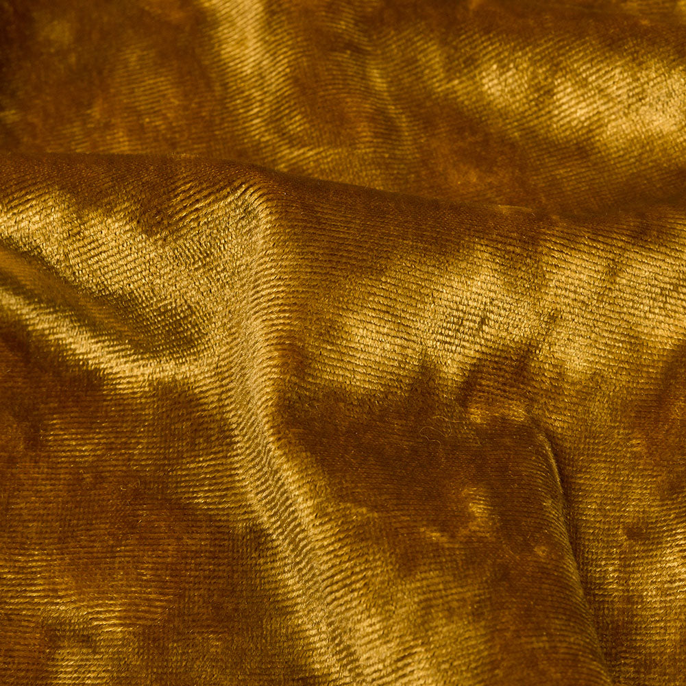 Crushed Velour - Curry Gold - Auguste Collection Folded