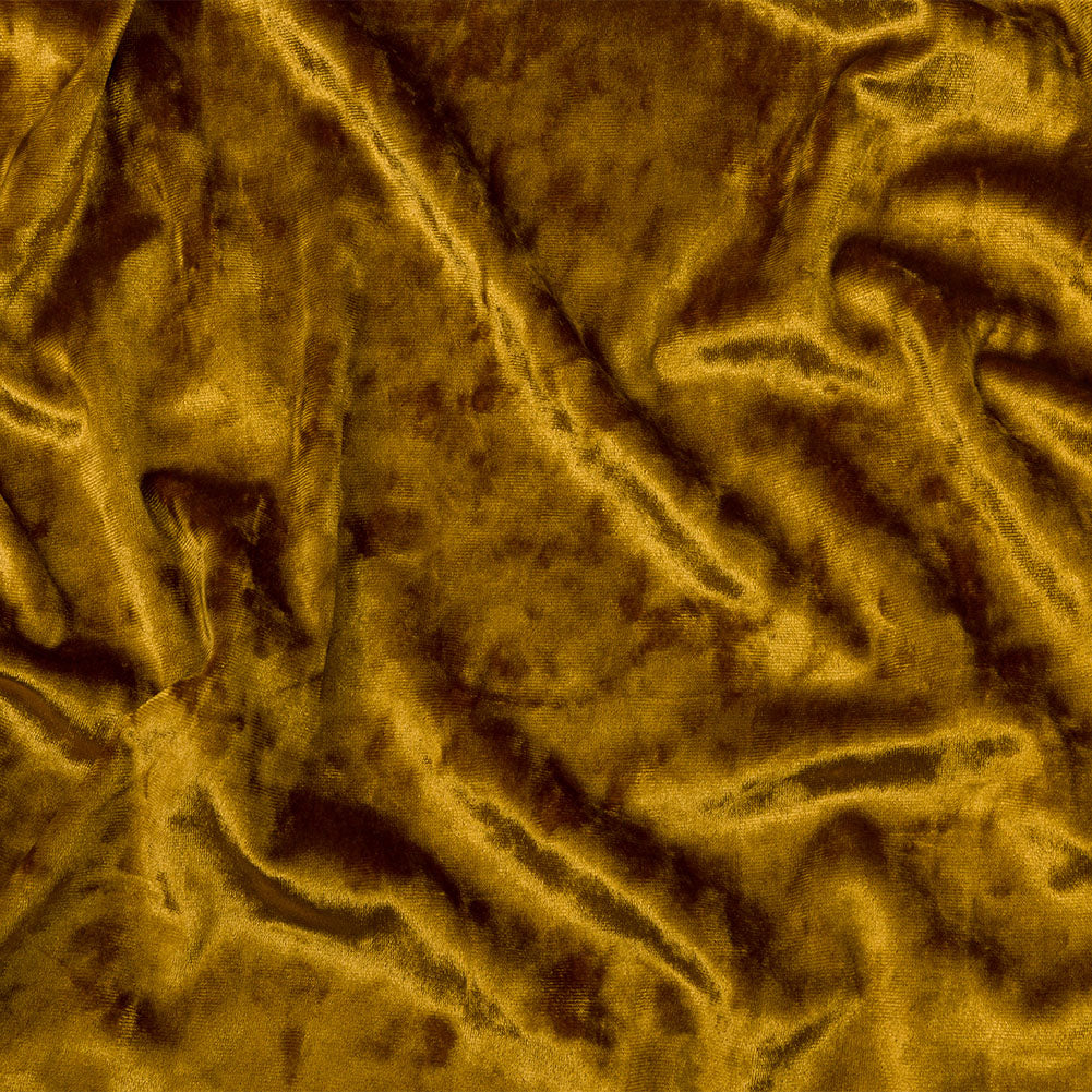 Crushed Velour - Curry Gold - Auguste Collection