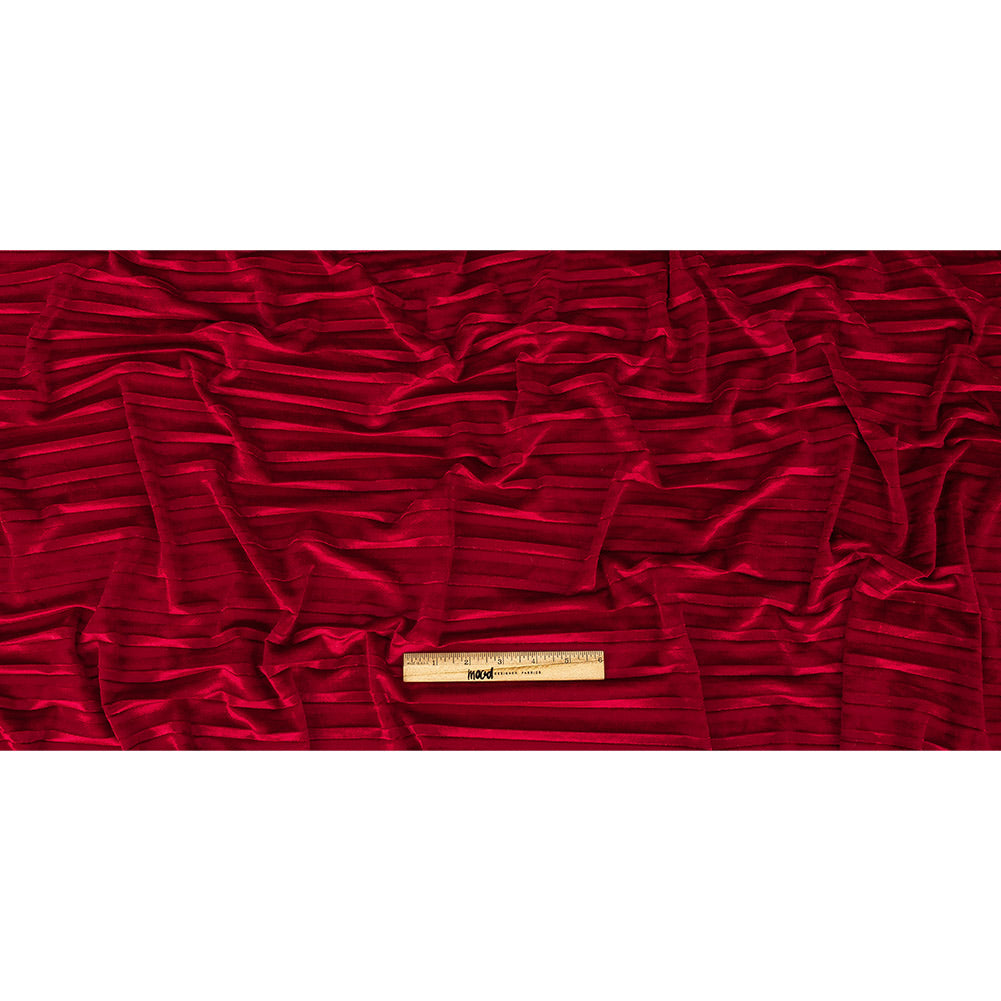 Pleated Velour - Ski Patrol - Tver Collection Folded