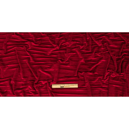 Pleated Velour - Ski Patrol - Tver Collection Folded
