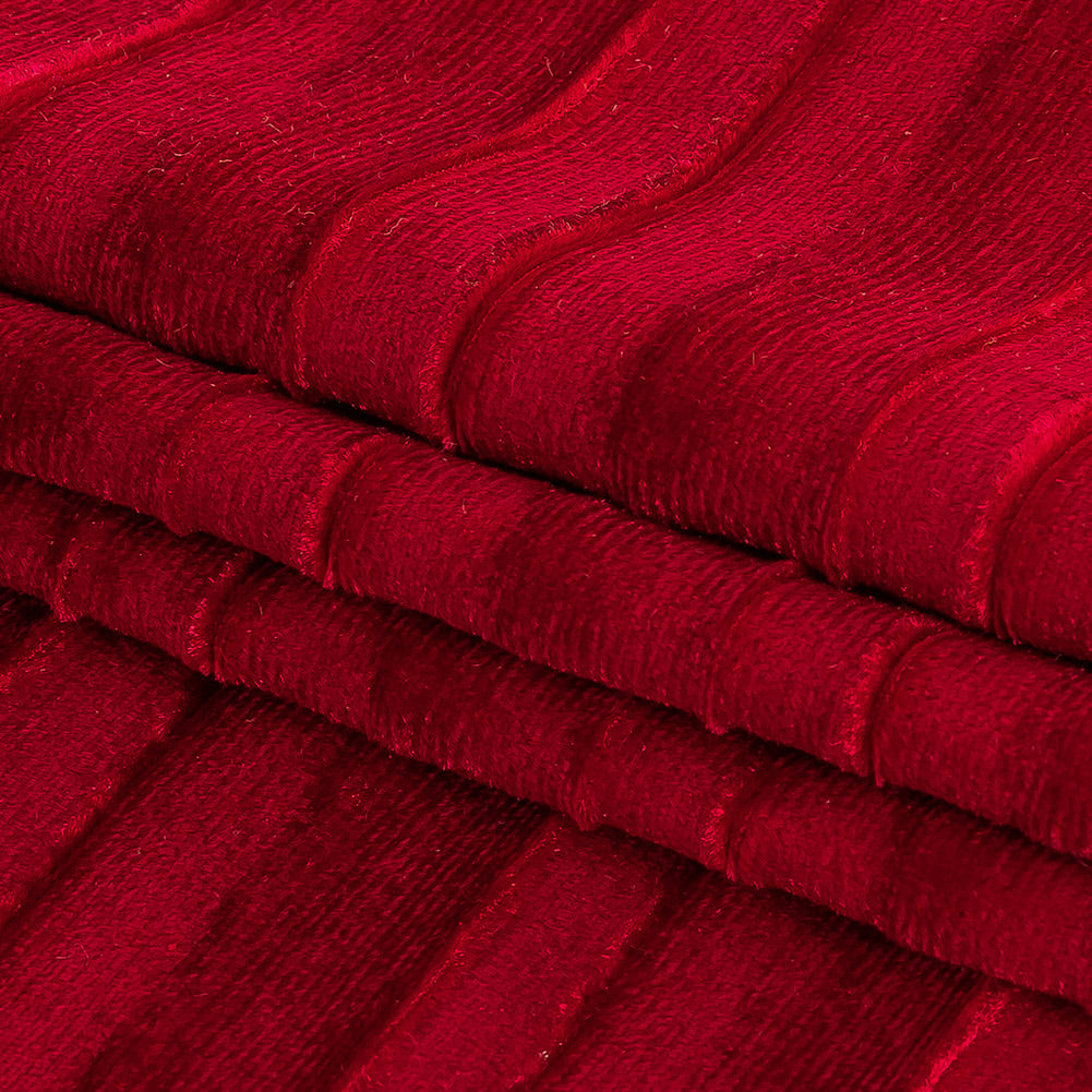 Pleated Velour - Ski Patrol - Tver Collection Detail