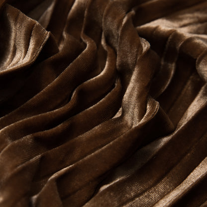 Pleated Velour - Curry Gold - Tver Collection Full