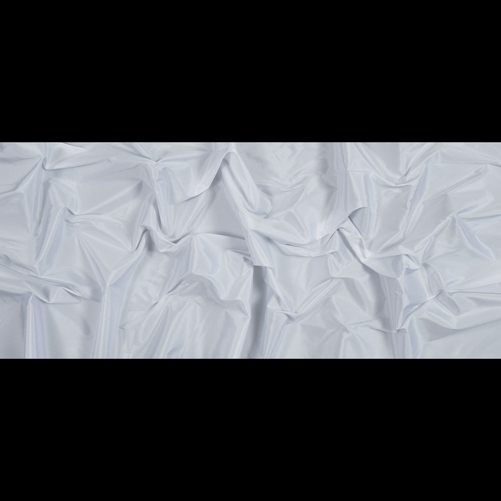 Polyester Taffeta - Plain Dyed White - Bellamy Collection Folded