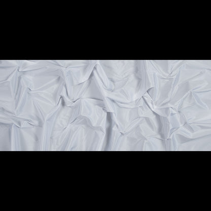 Polyester Taffeta - Plain Dyed White - Bellamy Collection Folded