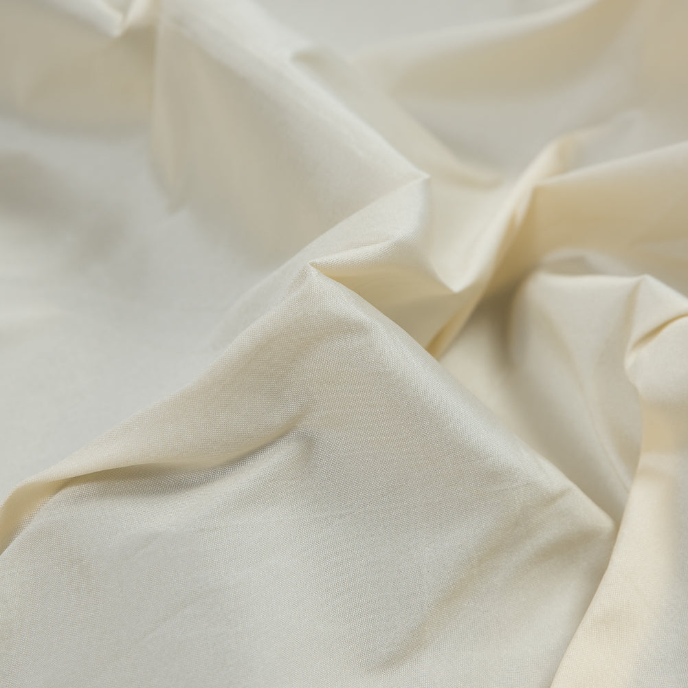 Polyester Taffeta - Plain Dyed Ivory - Bellamy Collection Full