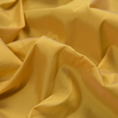 Polyester Taffeta - Plain Dyed Spicy Mustard Yellow - Bellamy Collection Full