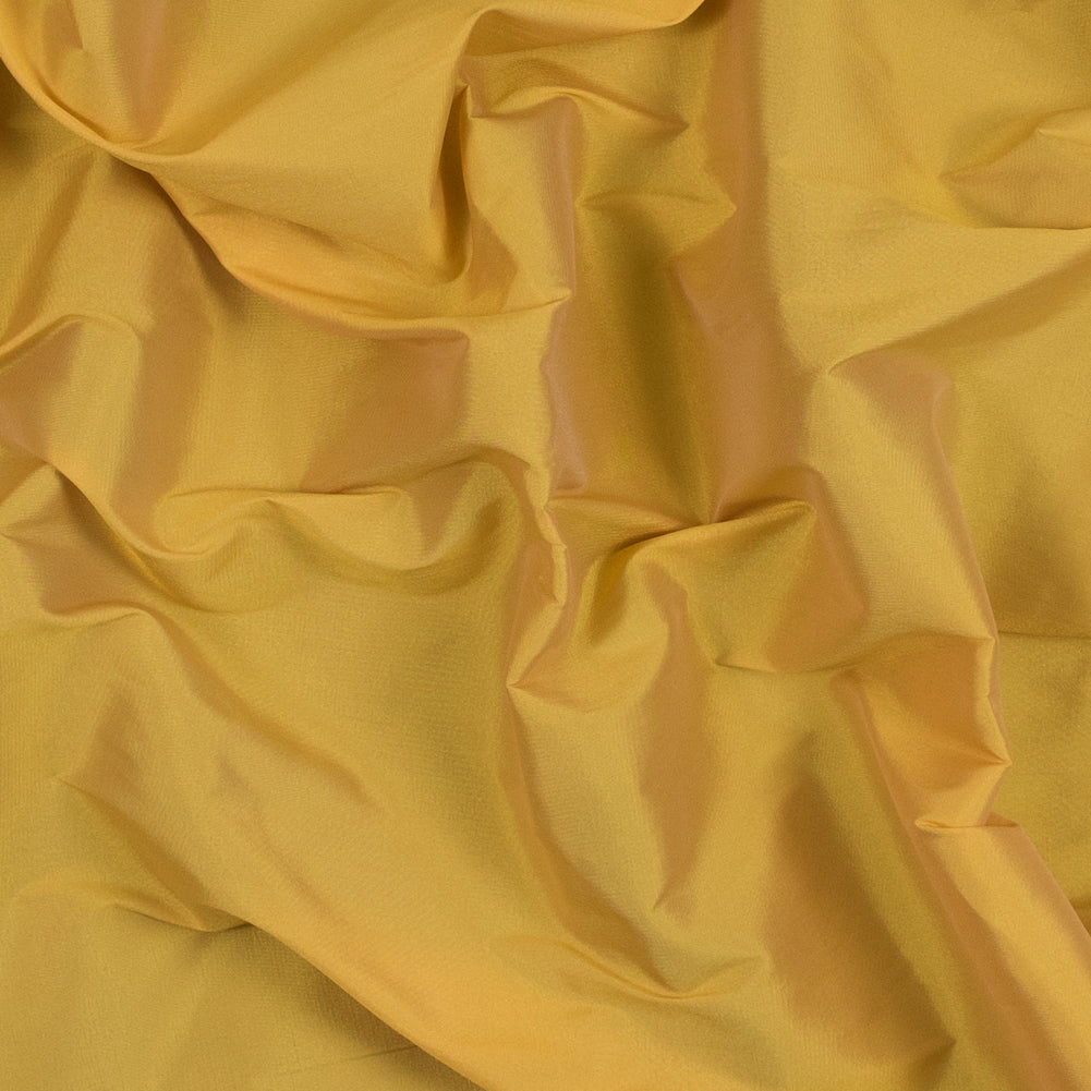 Polyester Taffeta - Plain Dyed Spicy Mustard Yellow - Bellamy Collection