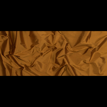 Polyester Taffeta - Plain Dyed Apricot Orange - Bellamy Collection Folded