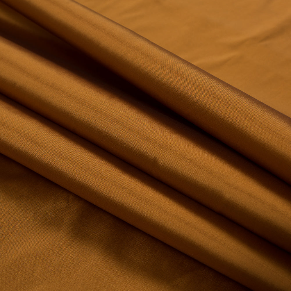 Polyester Taffeta - Plain Dyed Apricot Orange - Bellamy Collection Detail