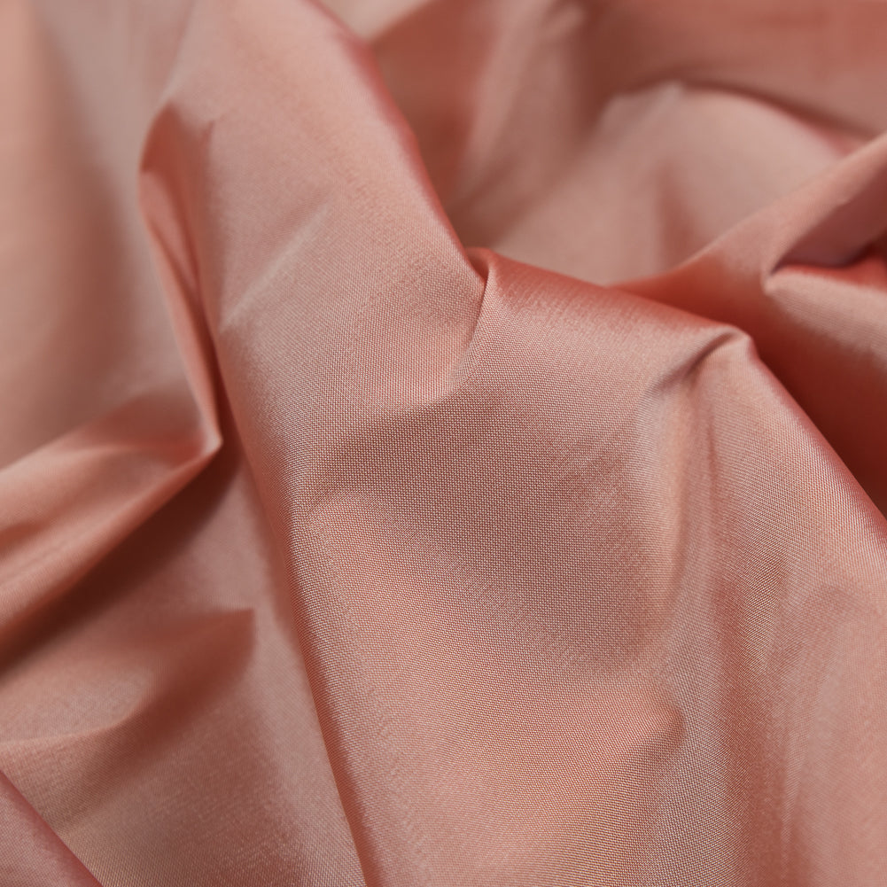 Polyester Taffeta - Plain Dyed Coral Almond Pink - Bellamy Collection Full