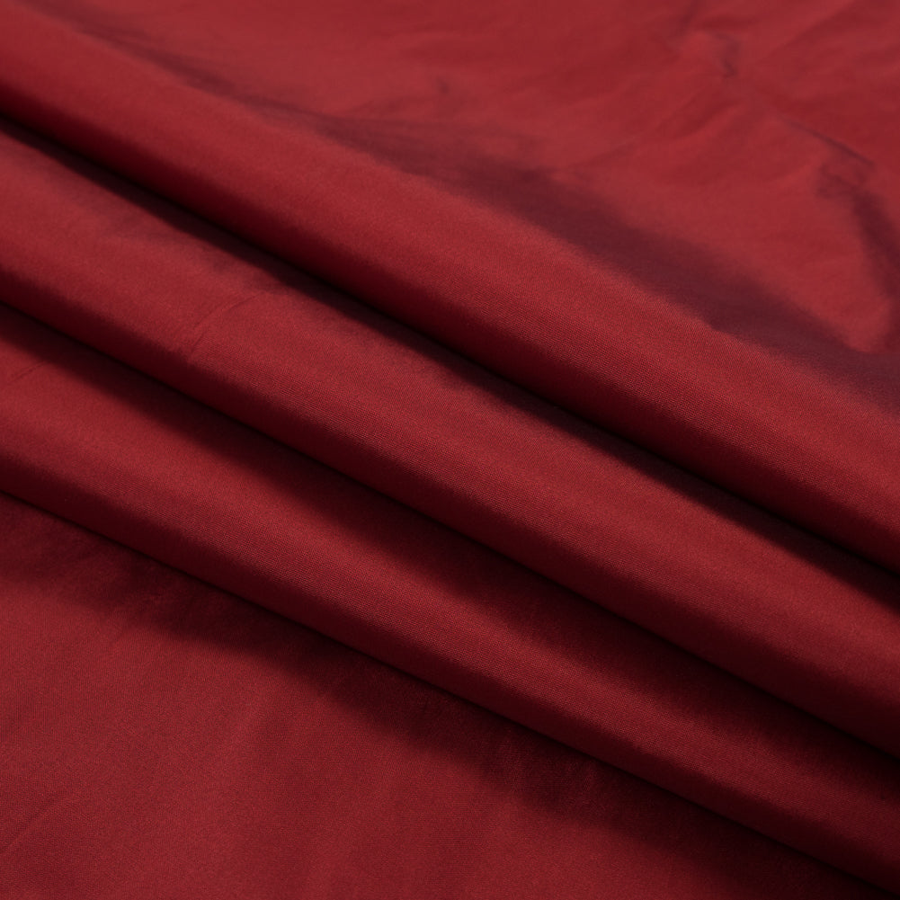 Polyester Taffeta - Plain Dyed Tango Red - Bellamy Collection Detail