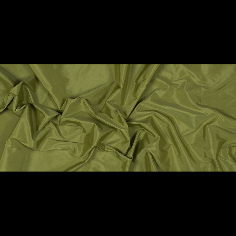 Polyester Taffeta - Plain Dyed Grass Green - Bellamy Collection Folded