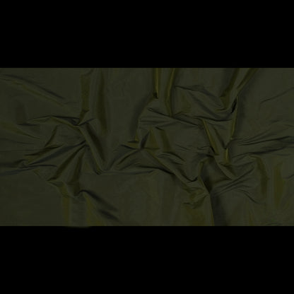 Polyester Taffeta - Plain Dyed Olive - Bellamy Collection Folded
