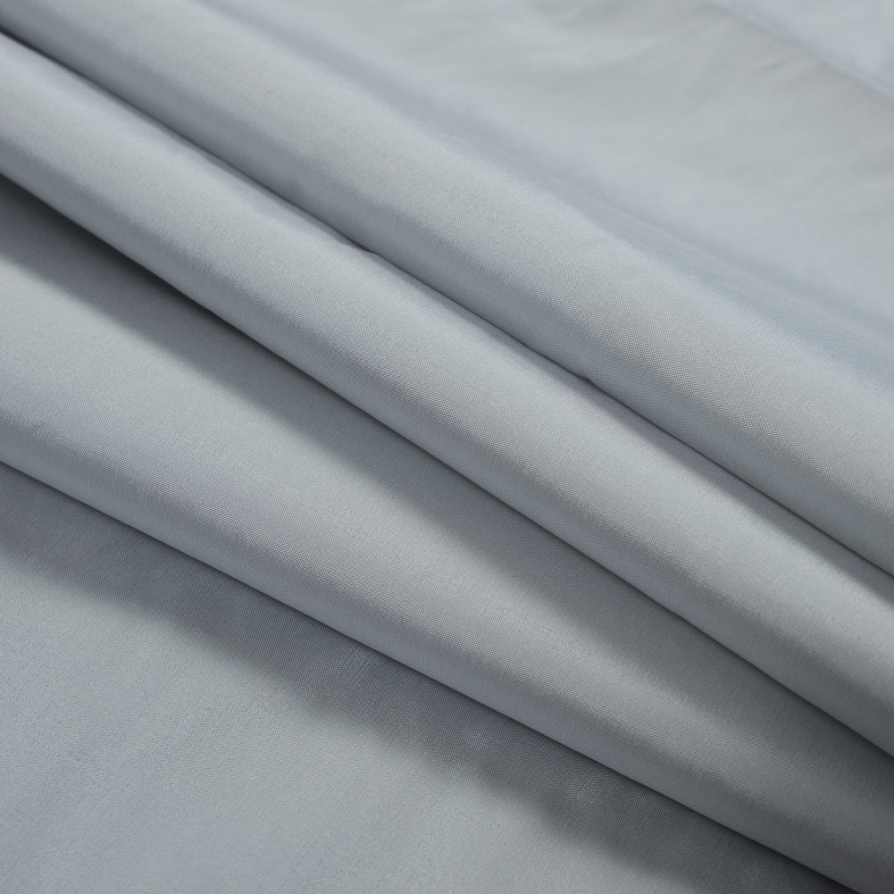 Polyester Taffeta - Plain Dyed Silver - Bellamy Collection Detail