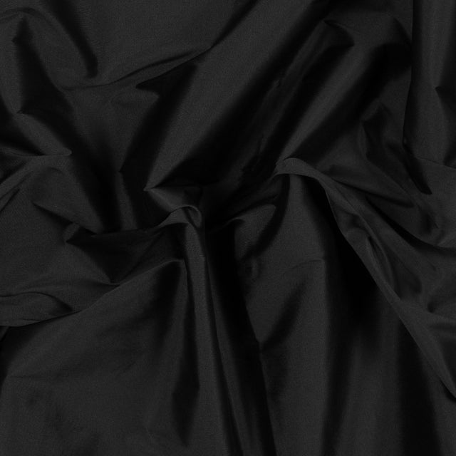 Polyester Taffeta - Plain Dyed Black - Bellamy Collection