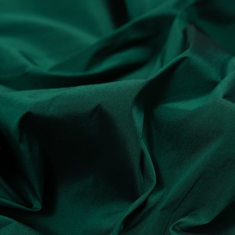 Polyester Taffeta - Plain Dyed Emerald Green - Bellamy Collection Full
