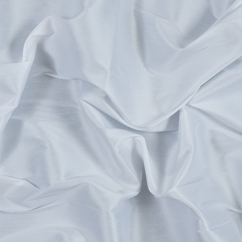 Polyester Shantung - White - Eirian Collection