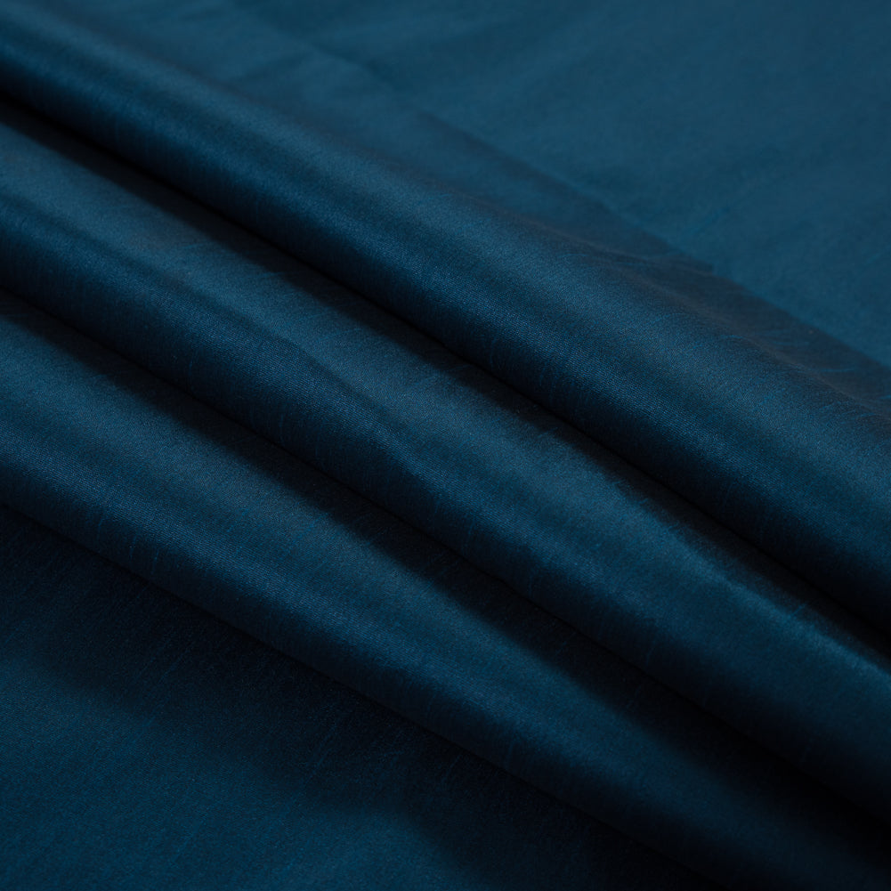 Polyester Shantung - Teal - Eirian Collection Detail