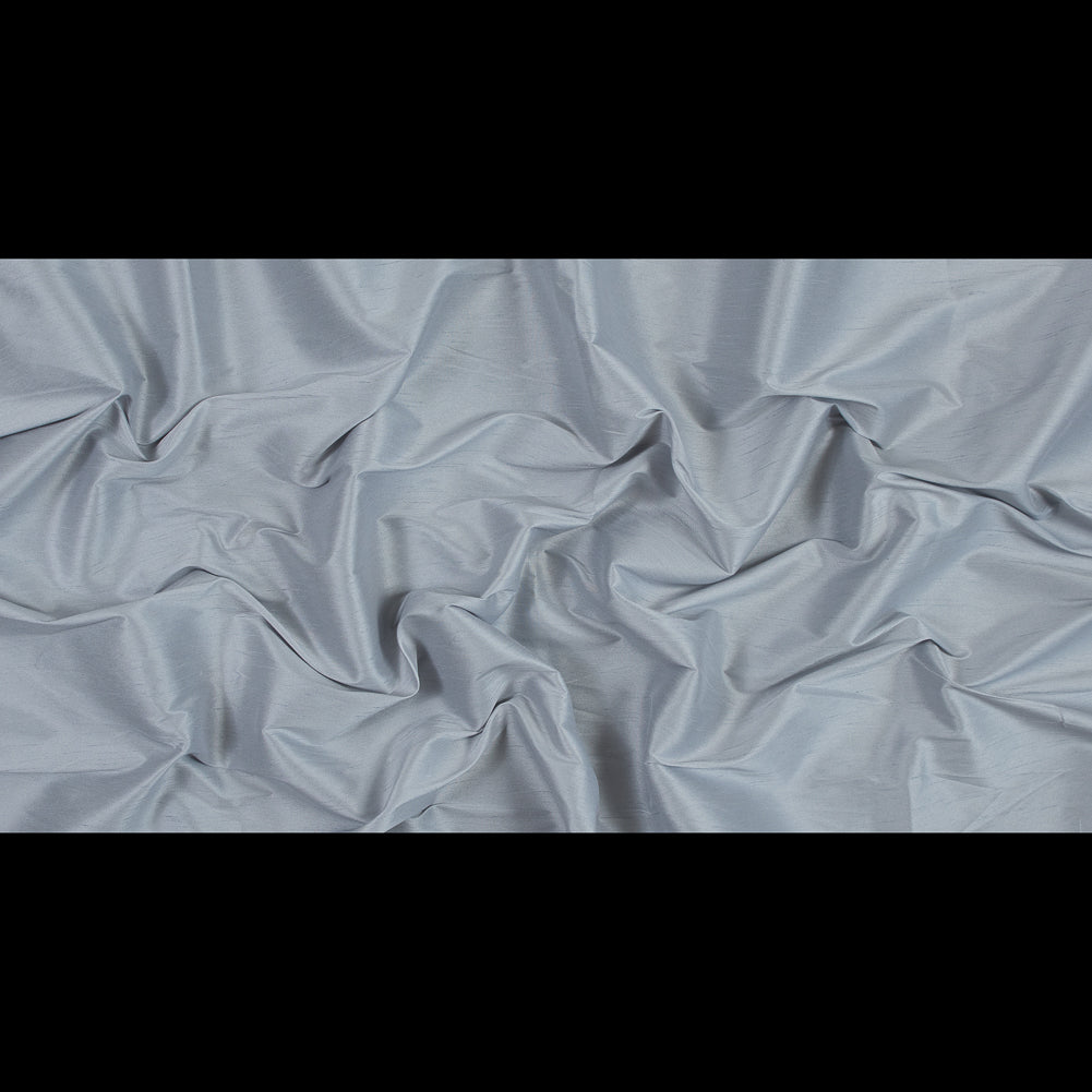 Polyester Shantung - Silver - Eirian Collection Folded
