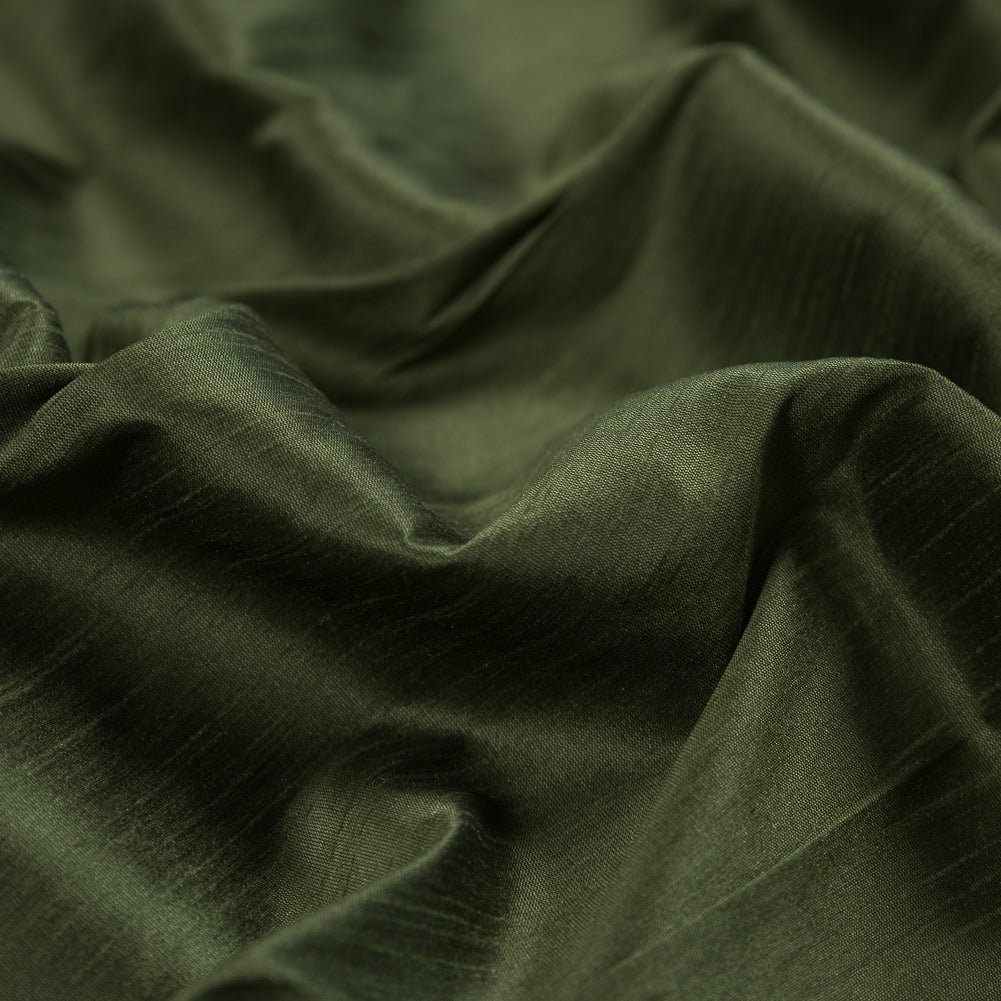 Polyester Shantung - Olive - Eirian Collection Full
