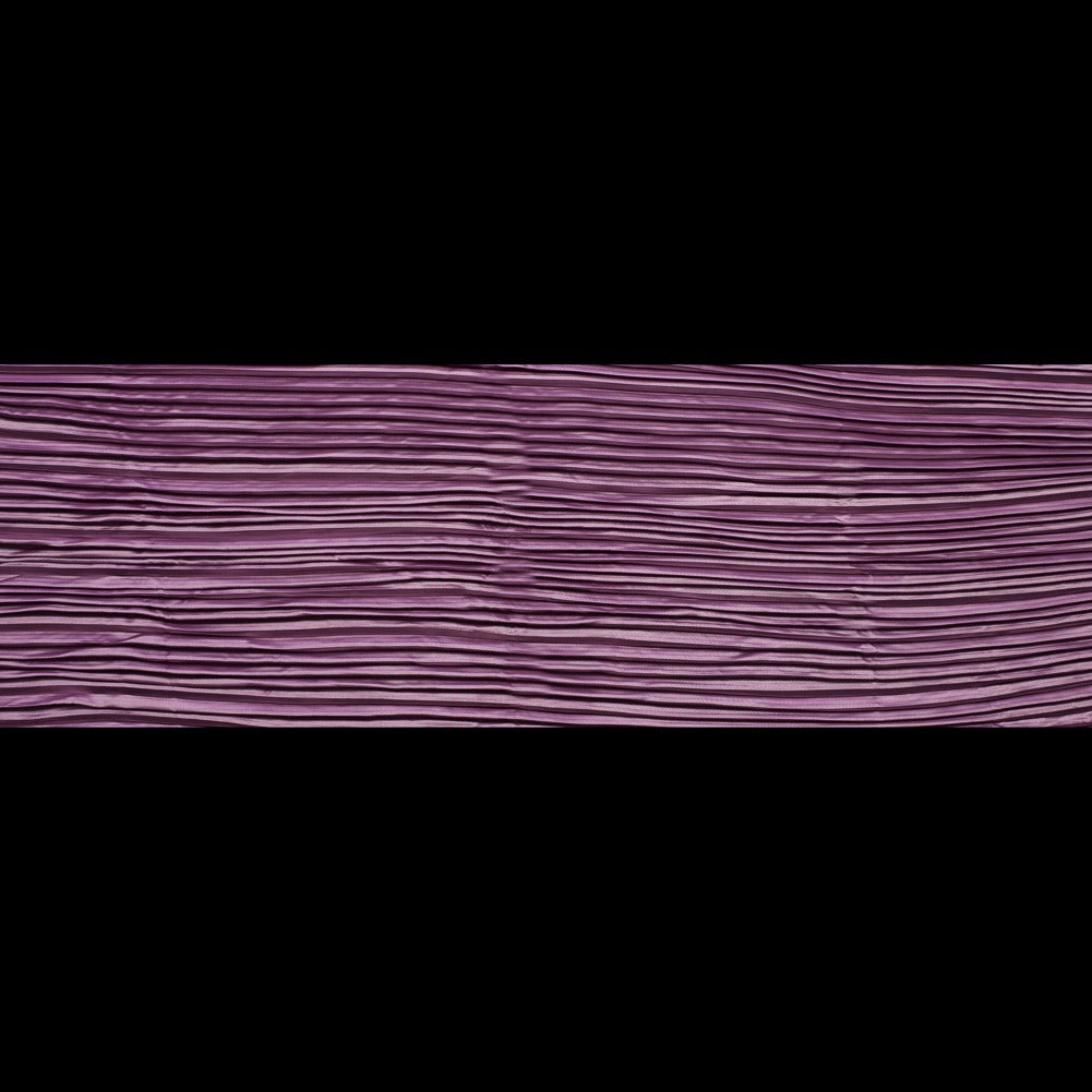 Pleated Stretch Satin - Radiant Orchid - Andreas Collection