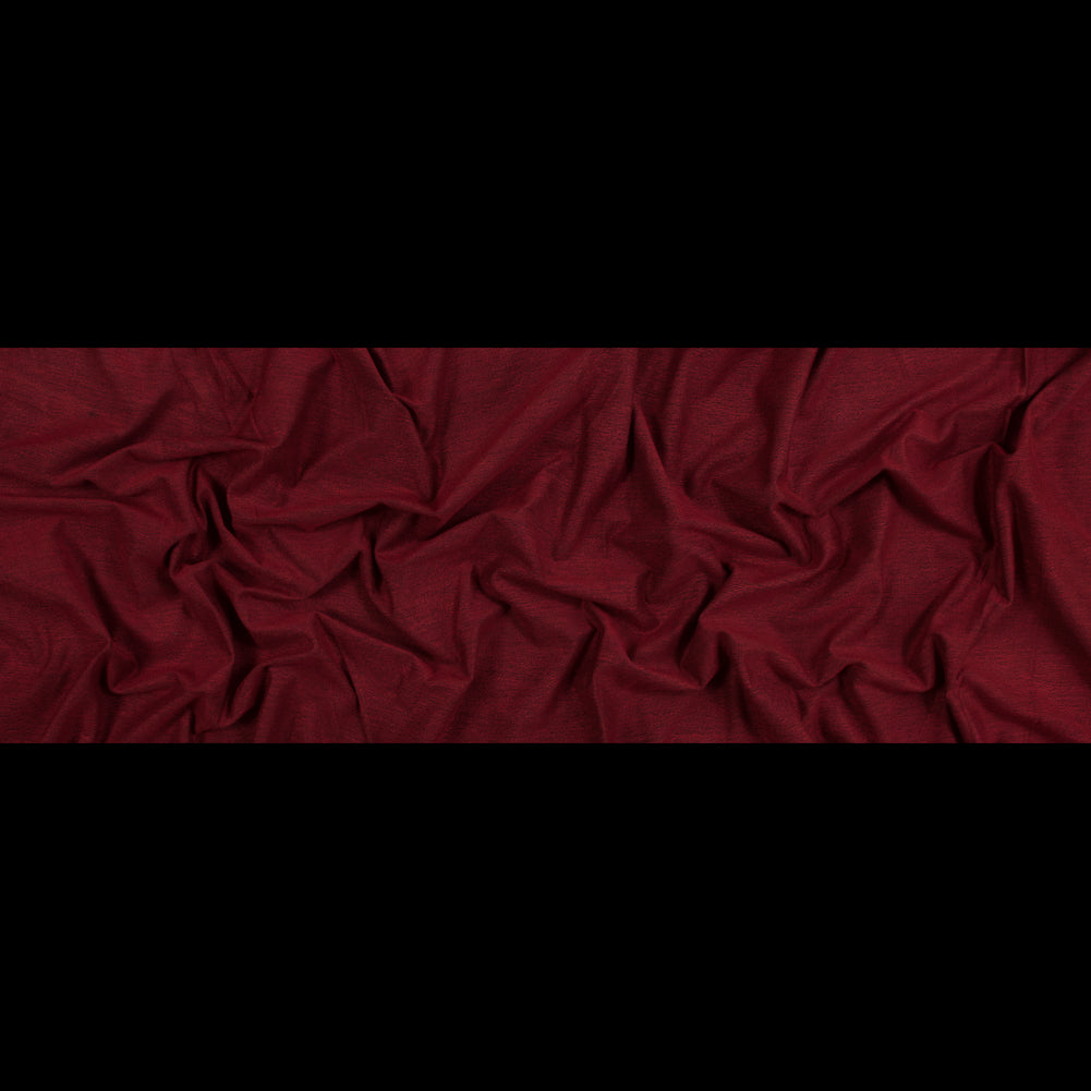 Red and Black Duo-Tone French Terry Folded